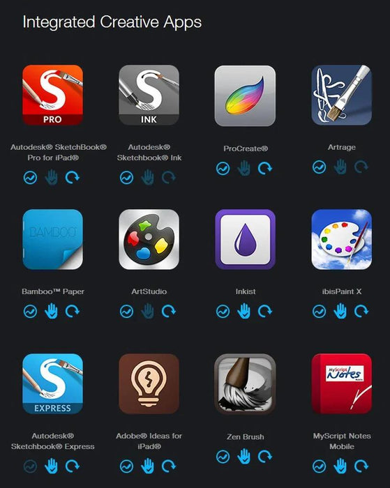 Wacom Intuos Creative Stylus Black for iPad CS-500P-K0-AX - LX2001 - Homewares, Outdoor, Phone Accessories, Cases, Speakers, Headphones + More -