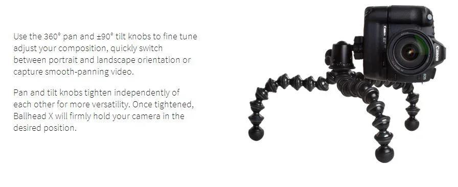 Gorillapod Focus Camera Tripod + Ballhead - LX2001 - Homewares, Outdoor, Phone Accessories, Cases, Speakers, Headphones + More -
