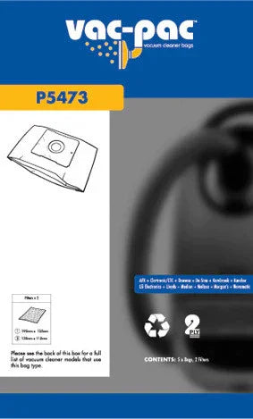 VACPAC VACUUM CLEANER BAGS P5473 - LX2001 - Homewares, Outdoor, Phone Accessories, Cases, Speakers, Headphones + More -