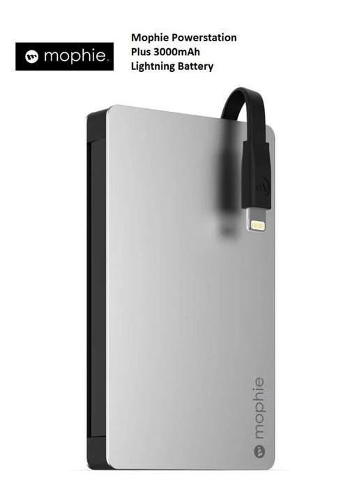Mophie Powerstation Plus 3000mAh Lightning Battery 2946_PWRSTION-3CL-BL - LX2001 - Homewares, Outdoor, Phone Accessories, Cases, Speakers, Headphones + More -