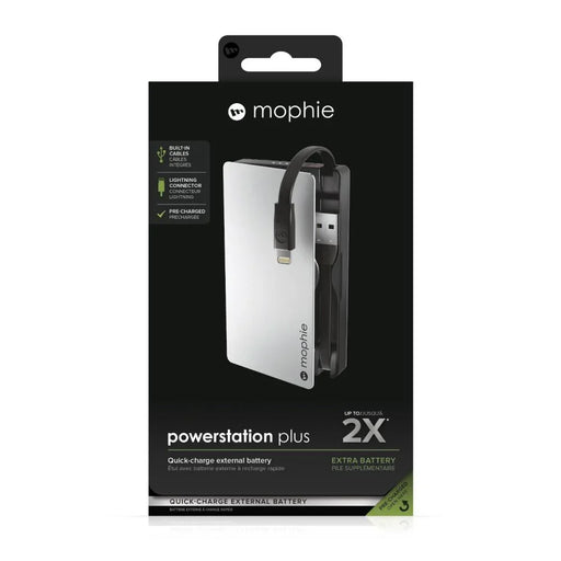 Mophie Powerstation Plus 3000mAh Lightning Battery 2946_PWRSTION-3CL-BL - LX2001 - Homewares, Outdoor, Phone Accessories, Cases, Speakers, Headphones + More -