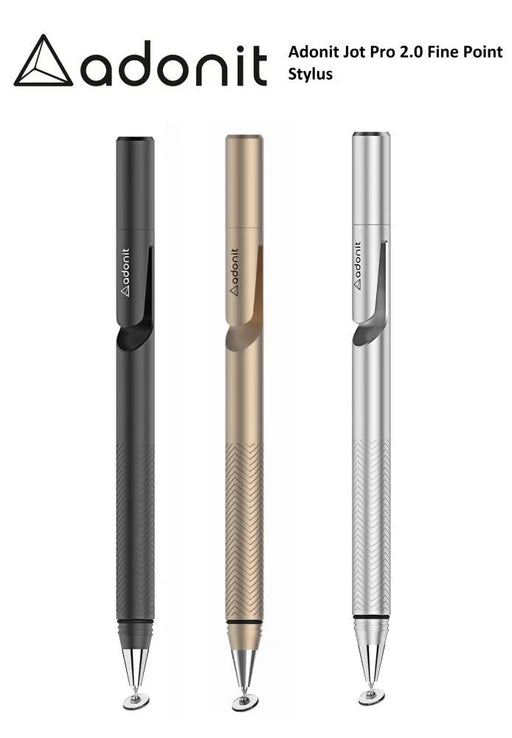 Adonit Jot Pro Fine Point Stylus - Black ADJP3B - LX2001 - Homewares, Outdoor, Phone Accessories, Cases, Speakers, Headphones + More -