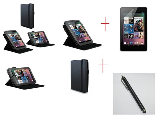 Asus Google Nexus 7 Leather Case Rotating 360' SP - LX2001 - Homewares, Outdoor, Phone Accessories, Cases, Speakers, Headphones + More -