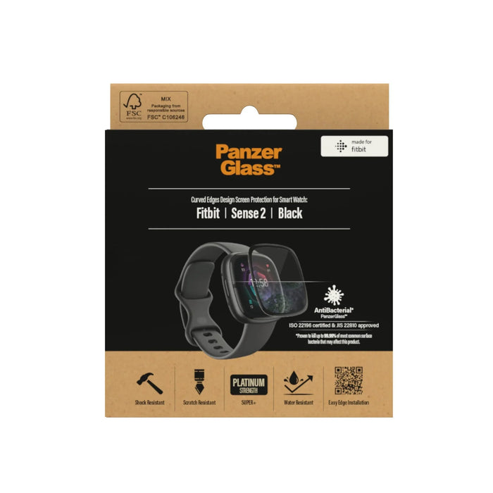PanzerGlass Fitbit Sense 2 Glass Screen Protector - LX2001 - Homewares, Outdoor, Phone Accessories, Cases, Speakers, Headphones + More -