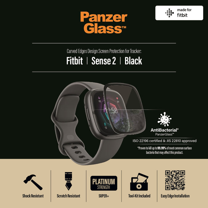 PanzerGlass Fitbit Sense 2 Glass Screen Protector