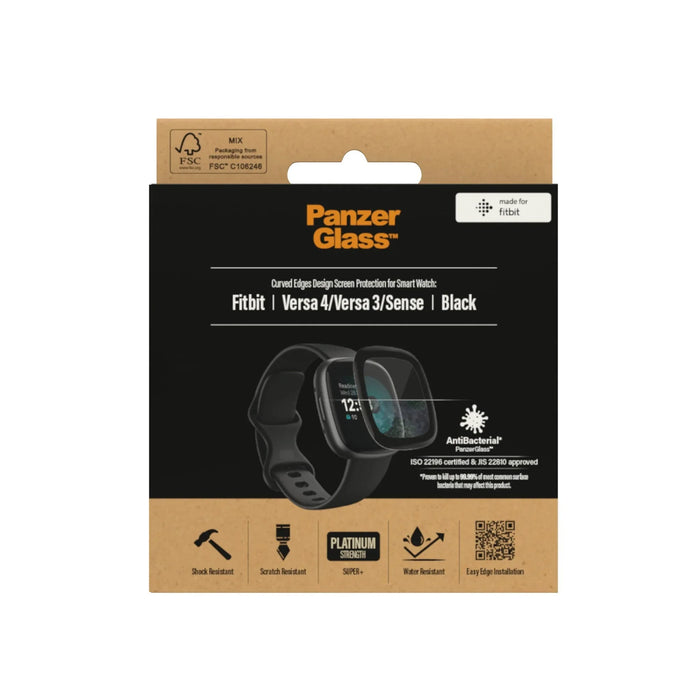PanzerGlass Fitbit Versa 3 / 4 Glass Screen Protector - LX2001 - Homewares, Outdoor, Phone Accessories, Cases, Speakers, Headphones + More -