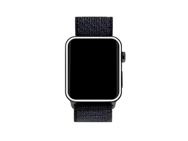 3SIXT Apple Watch Series 4 38mm / 40mm Stainless Nylon Weave Band - Black 3S-1195 9318018129813