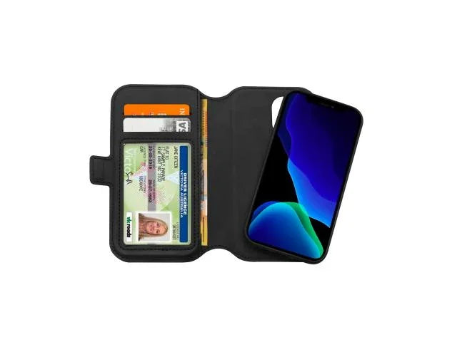 3SIXT Apple iPhone 12 Mini 5.4" NeoWallet Case - Black 3S-1385 9318018141440 - LX2001 - Homewares, Outdoor, Phone Accessories, Cases, Speakers, Headphones + More -