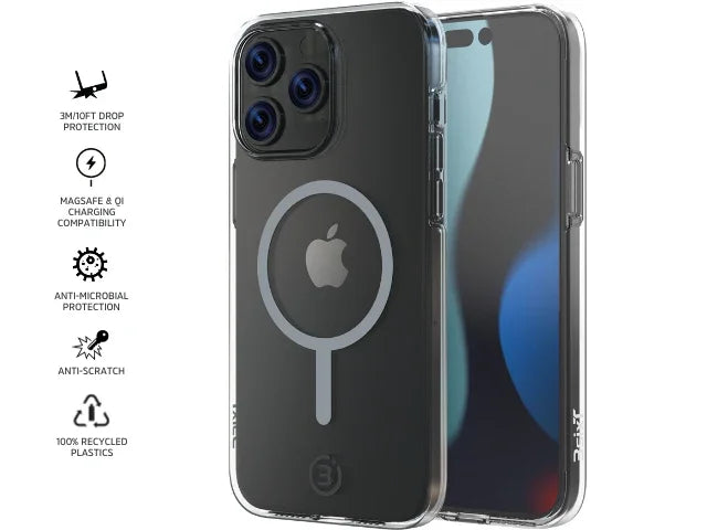 3SIXT Apple iPhone 15 Pro Max 6.7" PureFlex+ Case - Clear - LX2001 - Homewares, Outdoor, Phone Accessories, Cases, Speakers, Headphones + More -