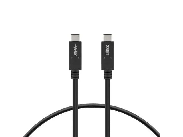 3SIXT Charge & Sync Cable USB-C to USB-C PD 1M - Black 3S-1179 9318018129509 - LX2001 - Homewares, Outdoor, Phone Accessories, Cases, Speakers, Headphones + More -