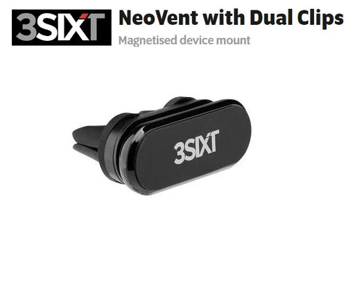 3SIXT NeoVent Car Air Vent Magnetic Mount - Black 3S-1422 9318018141877 - LX2001 - Homewares, Outdoor, Phone Accessories, Cases, Speakers, Headphones + More -
