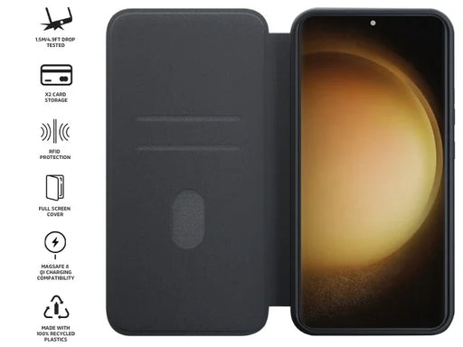 3SIXT Samsung Galaxy S24 6.2" SlimFolio Wallet Case - Black - LX2001 - Homewares, Outdoor, Phone Accessories, Cases, Speakers, Headphones + More -