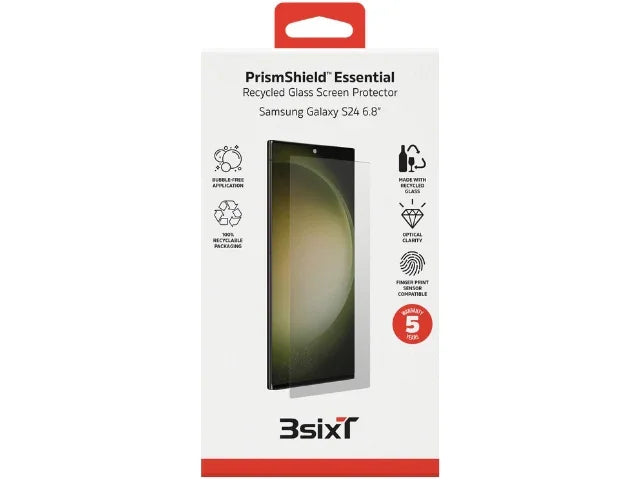 3SIXT Samsung Galaxy S24 Ultra 6.8" PrismShield Essential Screen Protector - LX2001 - Homewares, Outdoor, Phone Accessories, Cases, Speakers, Headphones + More -