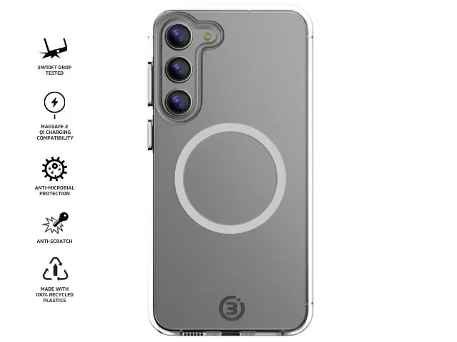 3SIXT Samsung Galaxy S24+ 6.7" PureFlex+ Case - Clear - LX2001 - Homewares, Outdoor, Phone Accessories, Cases, Speakers, Headphones + More -