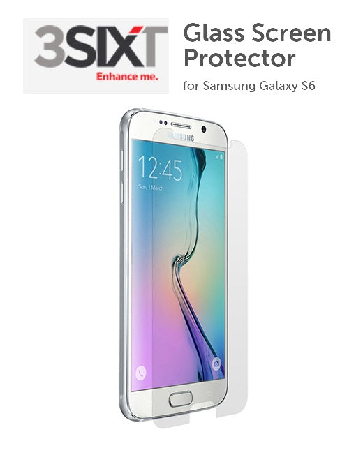 3SIXT Samsung Galaxy S6 Glass Screen Protector 3S-0350