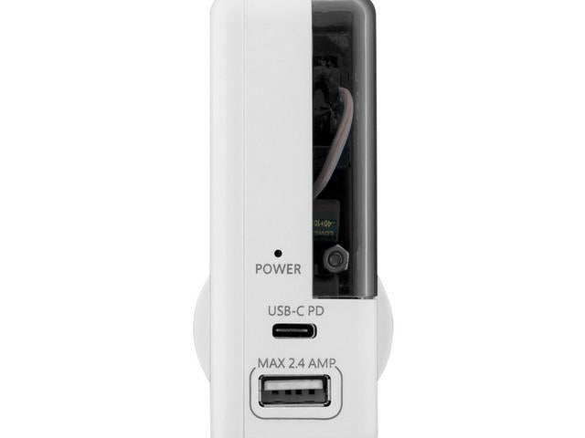 3SIXT Surge Protector Type-C 45W PD + 2A USB-A - White 3S-1746