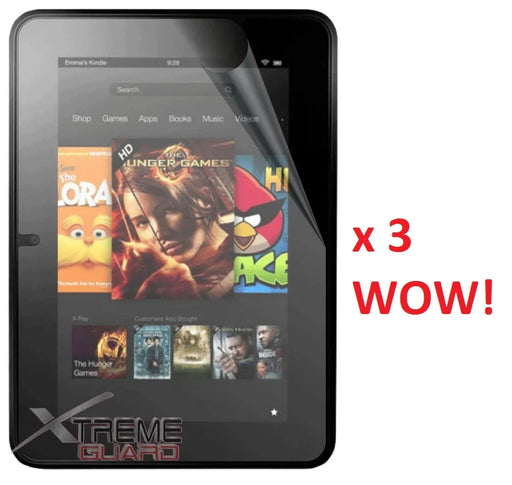 Kindle fire hd 7" Screen Protector x 3 - LX2001 - Homewares, Outdoor, Phone Accessories, Cases, Speakers, Headphones + More -