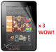Kindle fire hd 7" Screen Protector x 3 - LX2001 - Homewares, Outdoor, Phone Accessories, Cases, Speakers, Headphones + More -