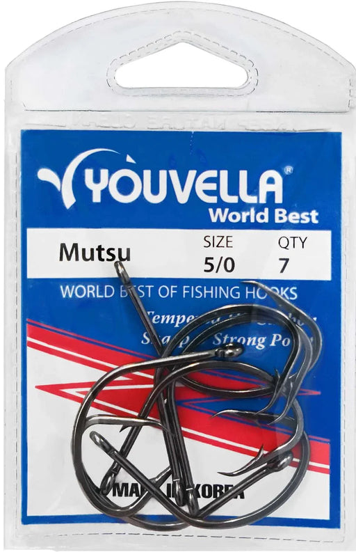 Youvella Mutsu 5/0 Hooks (7 per pack) - LX2001 - Homewares, Outdoor, Phone Accessories, Cases, Speakers, Headphones + More -