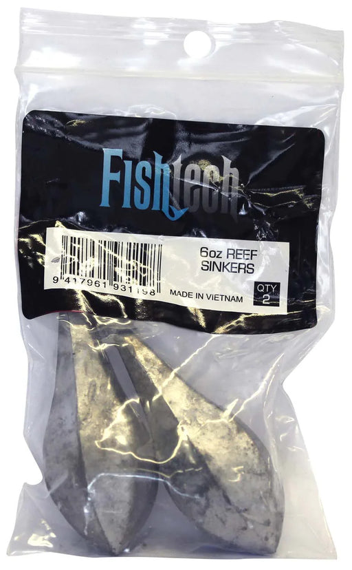 Fishtech Reef Sinkers 6oz (2 per pack) - LX2001 - Homewares, Outdoor, Phone Accessories, Cases, Speakers, Headphones + More -