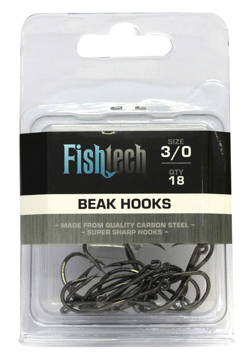 Fishtech Beak Hooks 3/0 (18 per pack) - LX2001 - Homewares, Outdoor, Phone Accessories, Cases, Speakers, Headphones + More -