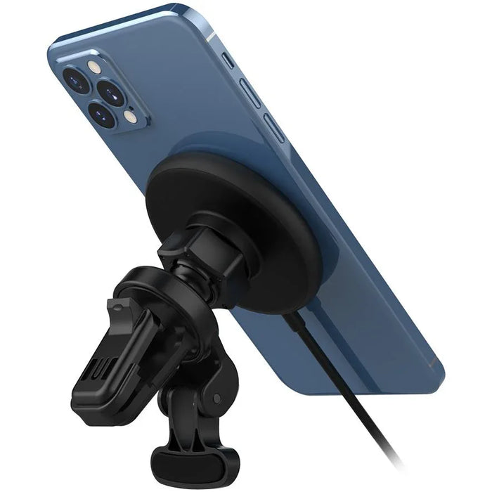 3sixT Magnetic Qi Wireless Charging Car Vent Mount 15W w Charger - Black - LX2001 - Homewares, Outdoor, Phone Accessories, Cases, Speakers, Headphones + More -