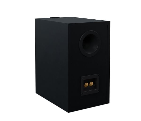KEF Bookshelf Speaker. CFD-designed Port. 2-Way bass reflex. Uni-Q array: 1x 5.2