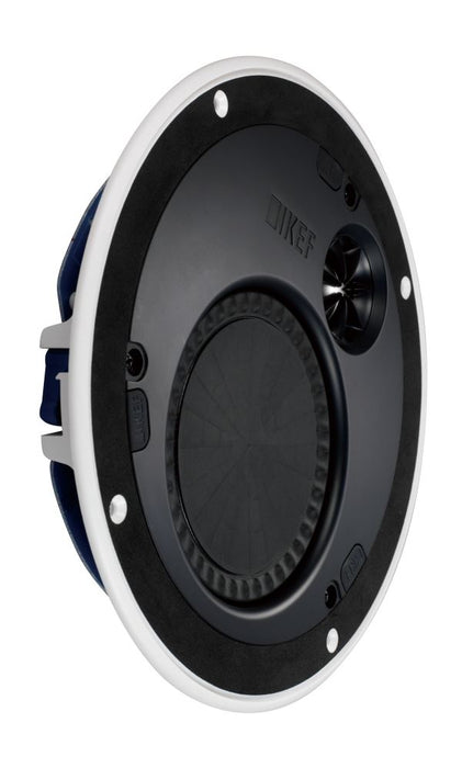 KEF Ultra Thin Bezel Low Profile 4.5in Round In-Wall/Ceiling Speaker 115mm LF Dr