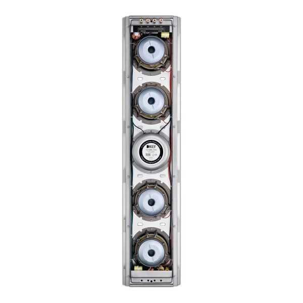 KEF THX Rectangle In-Wall Speaker with 4x 6.5'' (LF), 1x 6.5'' (MF), 1x 1'' (HF)