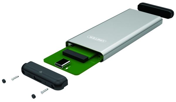UNITEK USB 3.0; M.2 SSD (SATA) External Enclosure. Supports M.2 SSD 30/42/60/80m