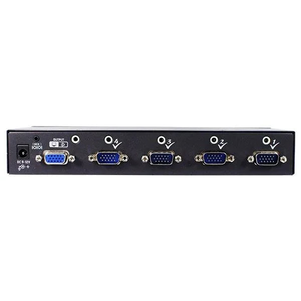 REXTRON 4 port VGA Switch with Audio & Serial Control **Remote Control Optional - LX2001 - Homewares, Outdoor, Phone Accessories, Cases, Speakers, Headphones + More -