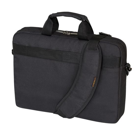 EVERKI Advance Briefcase 17.3'', Separate zippered accessory pocket, Front stash
