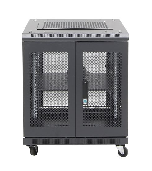 DYNAMIX 12RU Server Cabinet 700mm deep (600 x 700 x 743mm). Incl. 1x Fixed Shelf