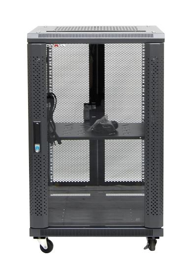 DYNAMIX 18RU Server Cabinet 600mm Deep (600 x 600 x1008mm). Incl. 1x Fixed Shelf