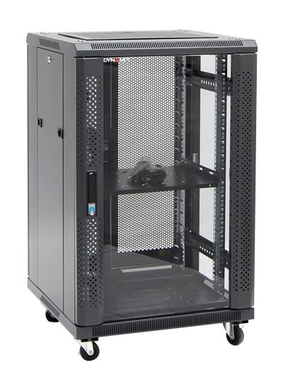 DYNAMIX 18RU Server Cabinet 700mm Deep (600 x 700 x 1008mm). Incl. 1x Fixed Shel