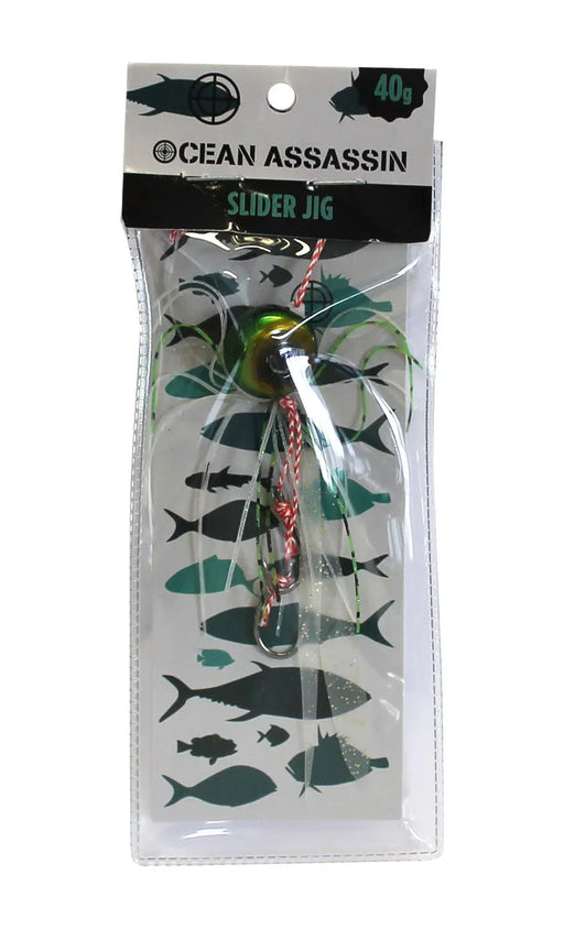 Ocean Assassin Slider Jig - Green 40g - LX2001 - Homewares, Outdoor, Phone Accessories, Cases, Speakers, Headphones + More -