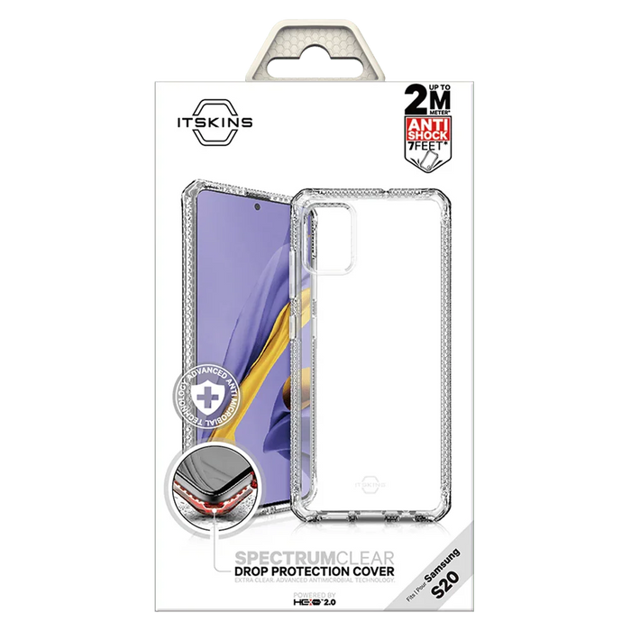 ITSKINS Samsung Galaxy S20 6.2" SPECTRUM CLEAR Case - Transparent 4894465067250 - LX2001 - Homewares, Outdoor, Phone Accessories, Cases, Speakers, Headphones + More -