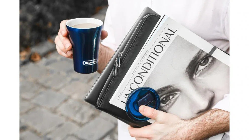 DeLonghi De'Longhi Ceramic Travel Mug - 12oz - LX2001 - Homewares, Outdoor, Phone Accessories, Cases, Speakers, Headphones + More -