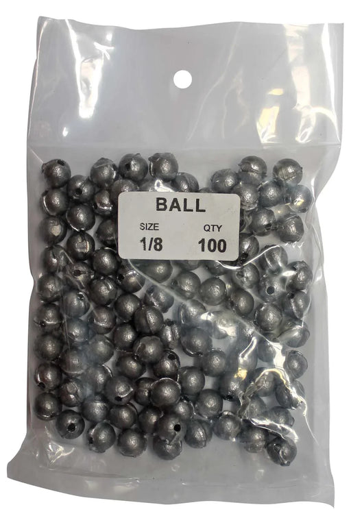 Ball Sinker Bulk Pack 1/8oz (100 per pack) - LX2001 - Homewares, Outdoor, Phone Accessories, Cases, Speakers, Headphones + More -