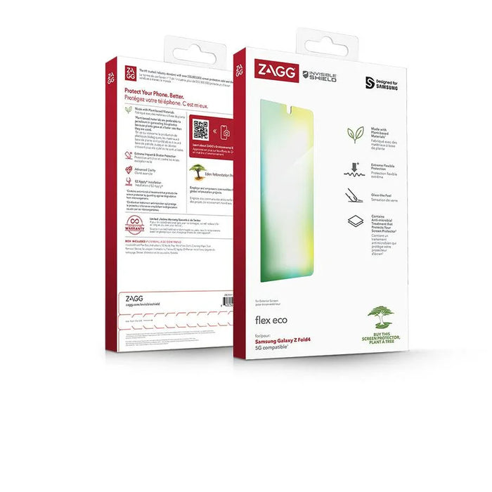 Zagg Samsung Galaxy Z Fold4 Fold 4 Invisibileshield Fusion ECO Screen Protector - LX2001 - Homewares, Outdoor, Phone Accessories, Cases, Speakers, Headphones + More -