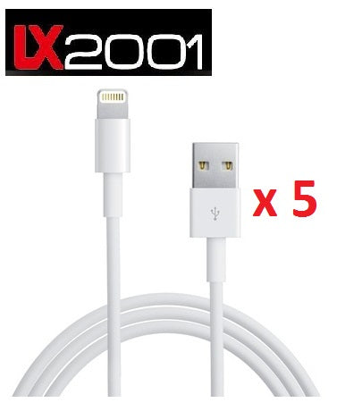 5 x iPhone 5 USB to lightning connector