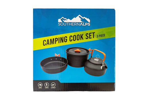 Camping Cook Set - 3pce - LX2001 - Homewares, Outdoor, Phone Accessories, Cases, Speakers, Headphones + More -