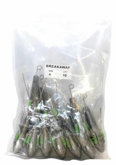 Breakaway Sinker Bulk Pack 4oz (10 per pack) - LX2001 - Homewares, Outdoor, Phone Accessories, Cases, Speakers, Headphones + More -