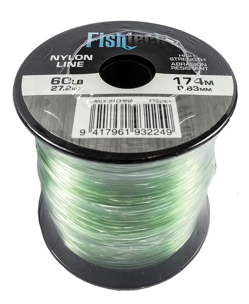Fishtech 1/4 Pound Nylon Spool 60lb 174m - LX2001 - Homewares, Outdoor, Phone Accessories, Cases, Speakers, Headphones + More -