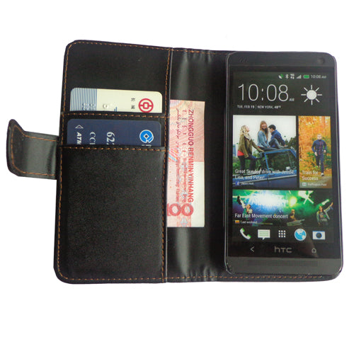 HTC ONE M7 Leather Case Car Kit Holder