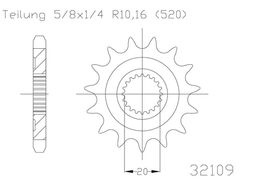 SPROCKET FRONT MOTO MASTER YZ125 YZ125X YZ250F YZ250FX WR250F WR250R EC250F EC300F EC450F 14T - LX2001 - Homewares, Outdoor, Phone Accessories, Cases, Speakers, Headphones + More -
