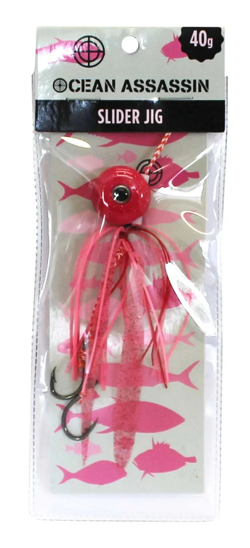 Ocean Assassin Slider Jig - Pink 40g - LX2001 - Homewares, Outdoor, Phone Accessories, Cases, Speakers, Headphones + More -