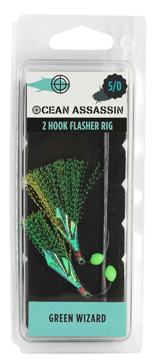 Ocean Assassin Green Wizard Flasher Rig - 5/0 - LX2001 - Homewares, Outdoor, Phone Accessories, Cases, Speakers, Headphones + More -