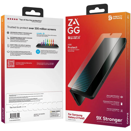 Zagg InvisibleShield Glass XTR2 Screen Protector for Galaxy Z Fold5 Fold 5 - LX2001 - Homewares, Outdoor, Phone Accessories, Cases, Speakers, Headphones + More -