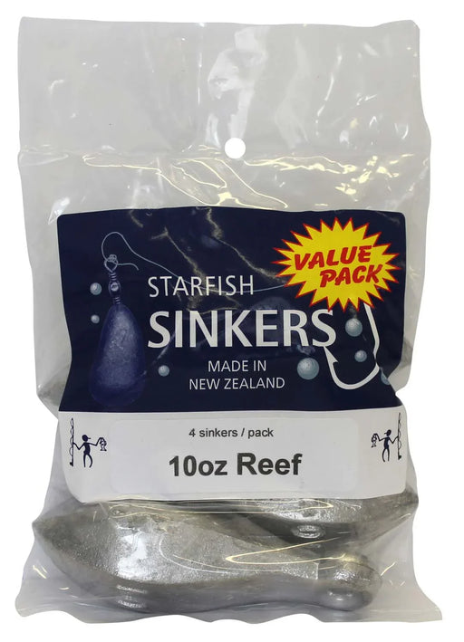 Starfish Reef Sinker Value Pack 10oz (4 per pack) - LX2001 - Homewares, Outdoor, Phone Accessories, Cases, Speakers, Headphones + More -